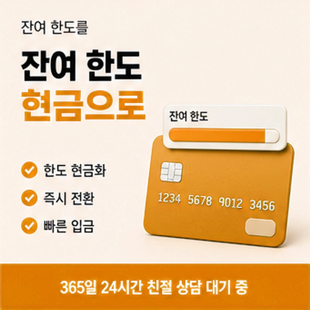 다음머니 대구카드깡 사용 가능 금액 확인 배너